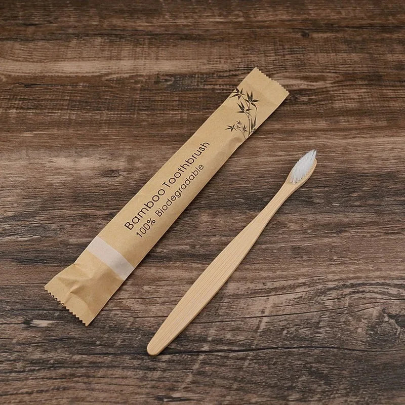 Eco-Friendly Bamboo Dish Brushes – 30-Pack (Multicolor)