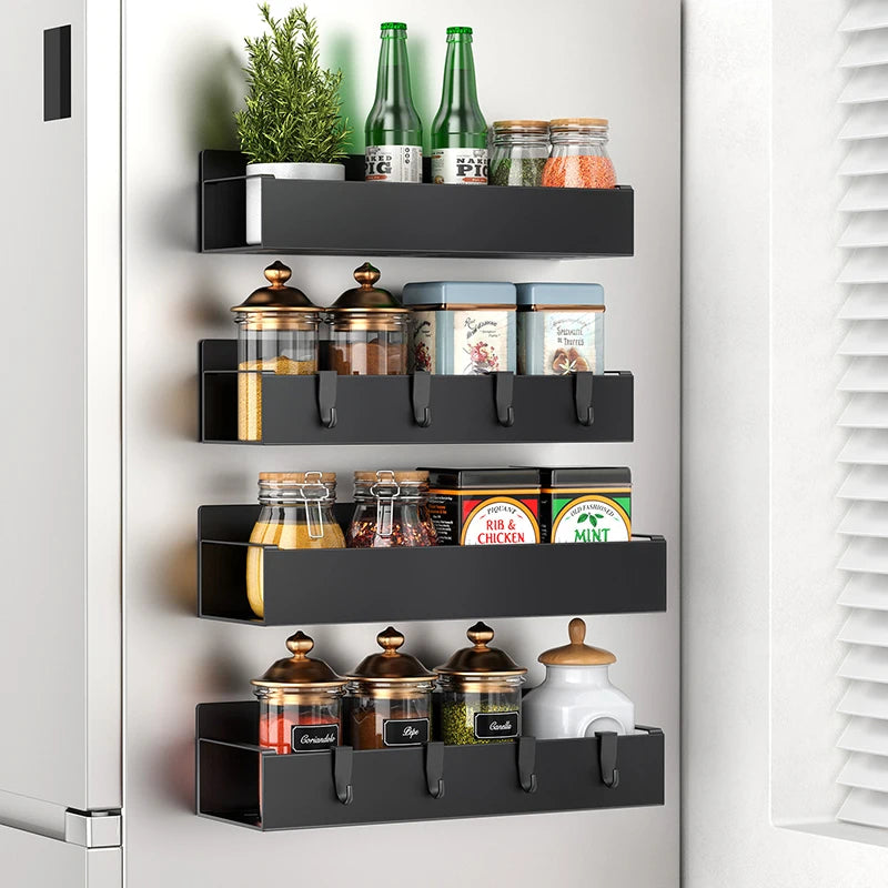 Magnetic Kitchen Storage Racks – Set of 2