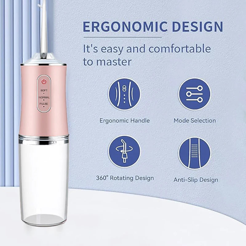 Portable Oral Irrigator – Rechargeable Water Flosser