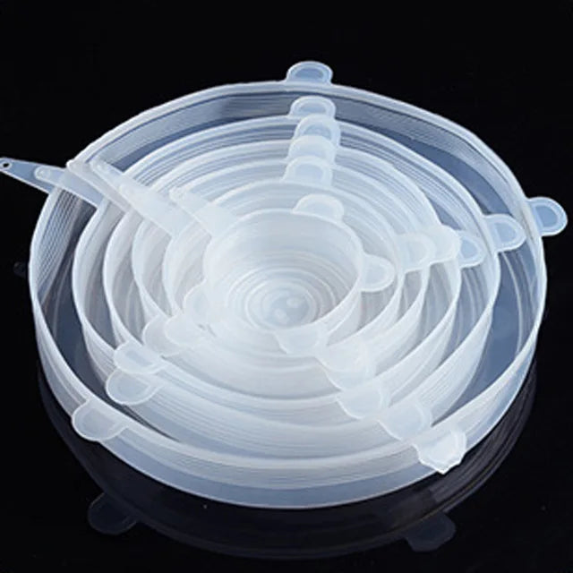 Reusable Silicone Stretch Lids (Set of 6)