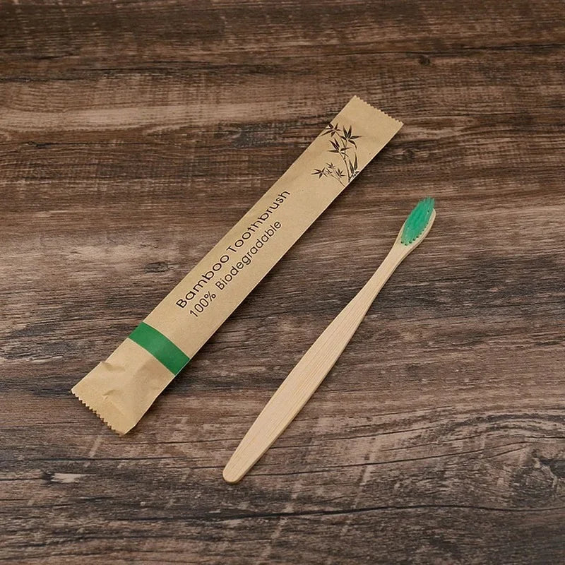 Eco-Friendly Bamboo Dish Brushes – 30-Pack (Multicolor)