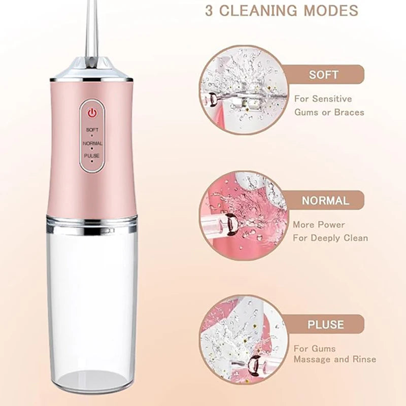 Portable Oral Irrigator – Rechargeable Water Flosser