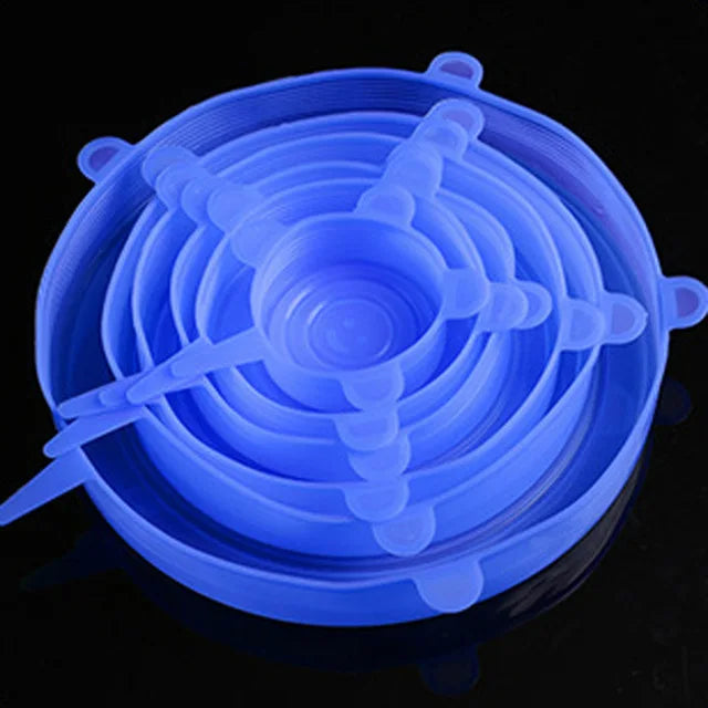 Reusable Silicone Stretch Lids (Set of 6)