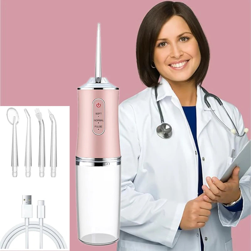 Portable Oral Irrigator – Rechargeable Water Flosser