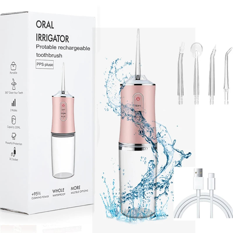 Portable Oral Irrigator – Rechargeable Water Flosser