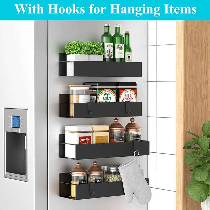 Magnetic Kitchen Storage Racks – Set of 2