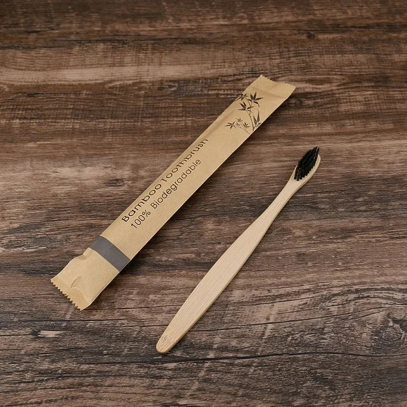 Eco-Friendly Bamboo Dish Brushes – 30-Pack (Multicolor)