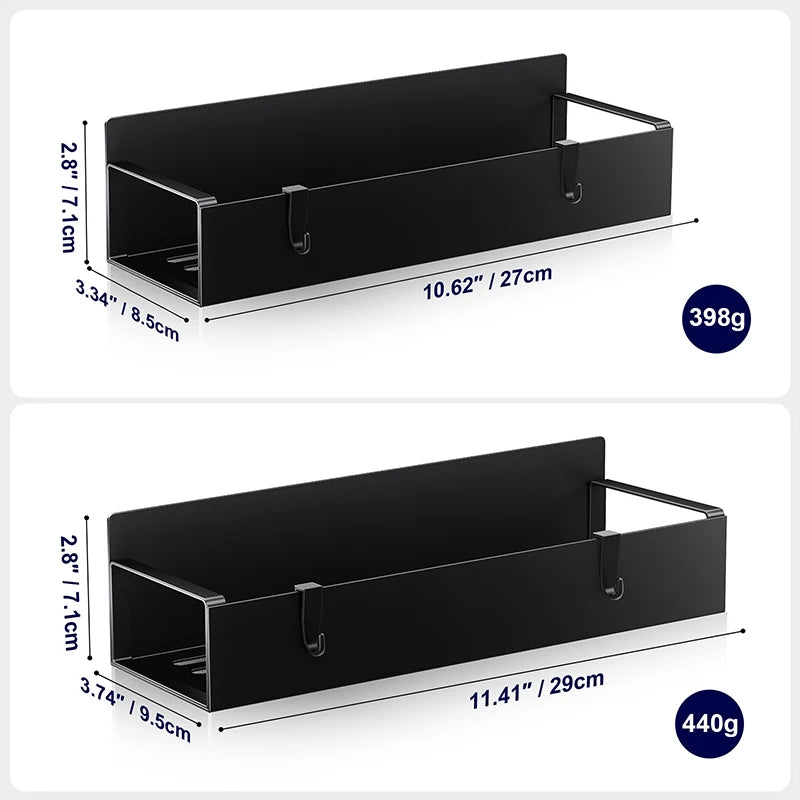 Magnetic Kitchen Storage Racks – Set of 2